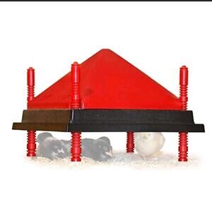 10x10" Chick Brooder Heating Plate - Adjustable Heights - Safer Than Heat Lamps